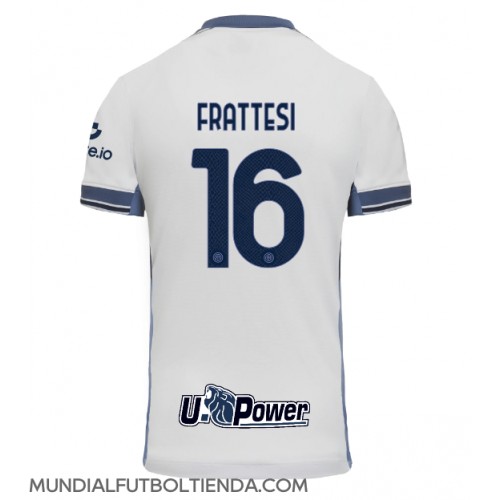 Camiseta Inter Milan Davide Frattesi #16 Segunda Equipación Replica 2024-25 mangas cortas